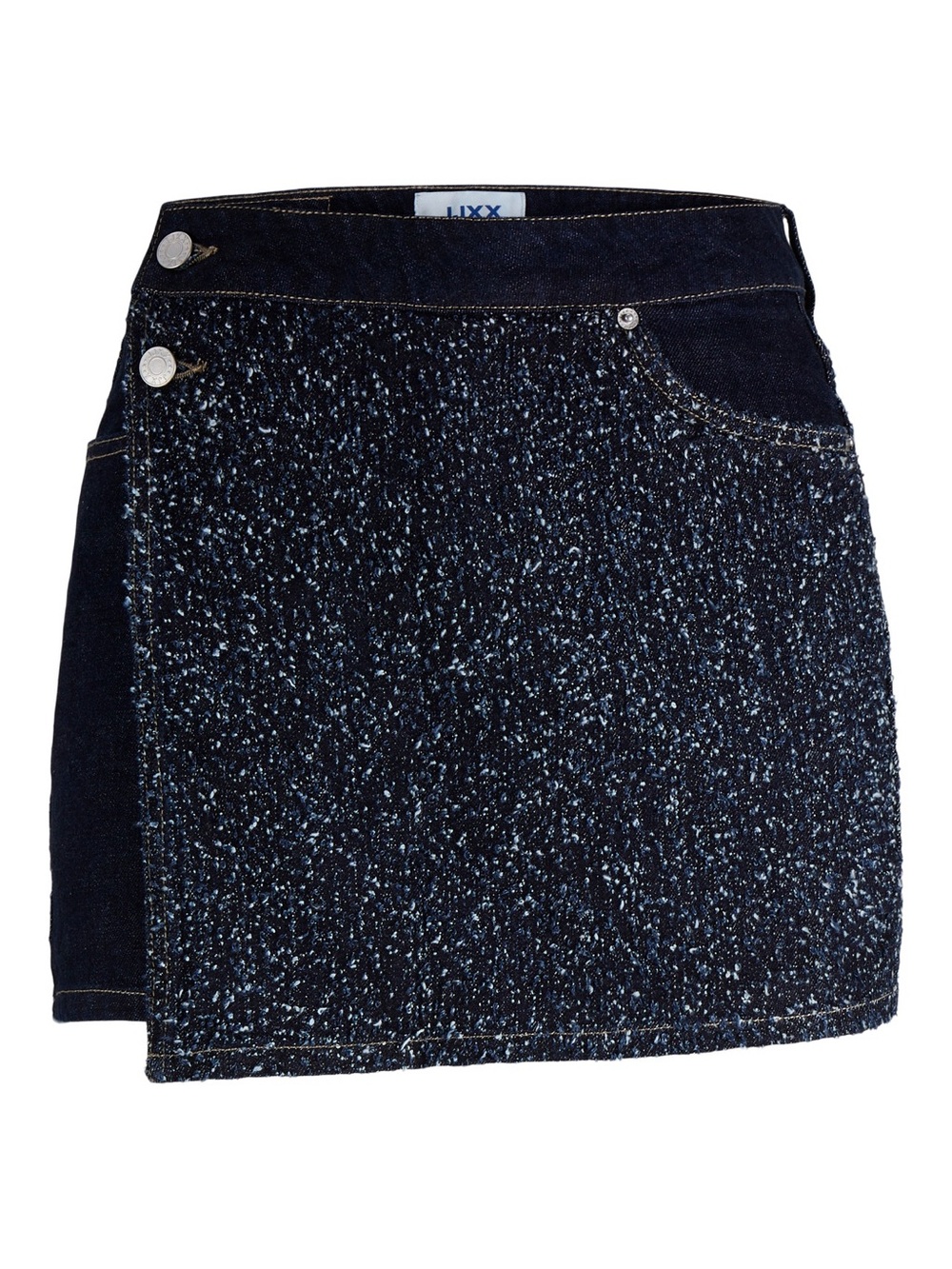 JJXX Jack & Jones Mixed Texture Navy Mini Skort